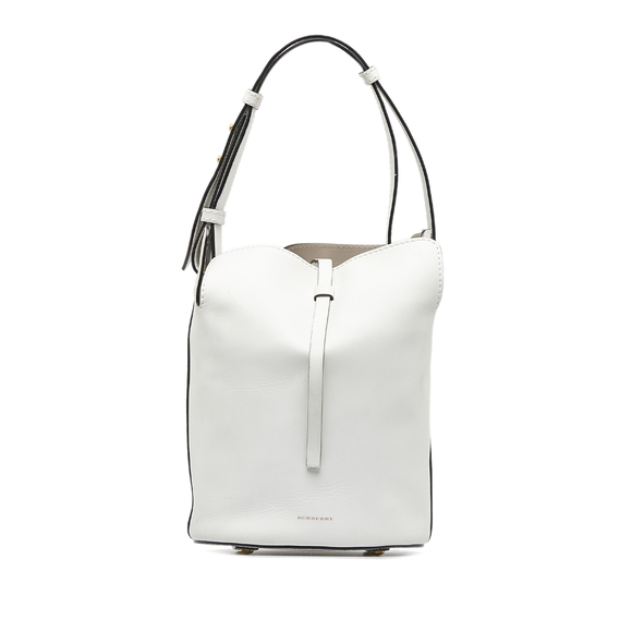 Burberry Handbags - Pre-Loved Burberry Leather Bucket Bag